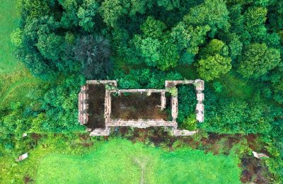 Zámek na prodej Słobity, Varmijsko-mazurské vojvodství, Foto z dronu