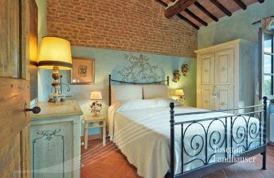 Venkovský dům na prodej Asciano, Toscana:  RIF 2992 Schlafzimmer 1