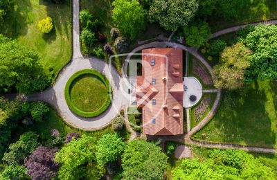 Zámeček na prodej Przedbórz, Lodžské vojvodství, Foto z dronu