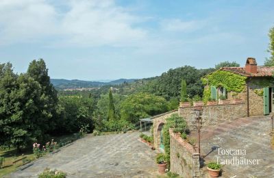 Venkovský dům na prodej Arezzo, Toscana:  RIF 2993 Anwesen und Ausblick