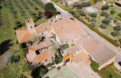 Venkovský dům na prodej Platja d'Aro, Katalánsko, Foto z dronu