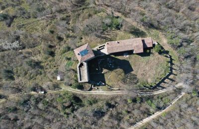 Hrad na prodej 06060 Pian di Marte, Torre D’Annibale, Umbria, Foto z dronu