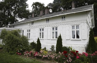 Zámeček na prodej Lichnowy, Pomořanské vojvodství, Pohled zezadu