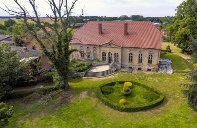 Zámek na prodej Przybysław, Západopomořanské vojvodství, Foto z dronu