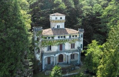 Historická vila na prodej 28838 Stresa, Via Giuseppe Mazzini, Piemonte, Foto z dronu