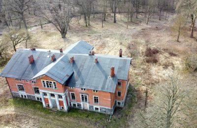 Zámeček na prodej Bolkowice, Západopomořanské, Foto z dronu