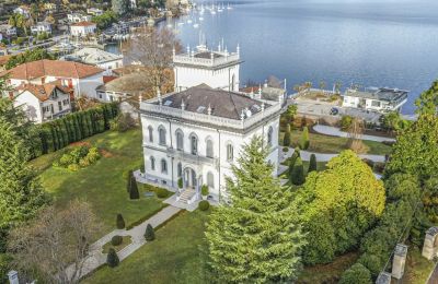 Historická vila na prodej 28040 Lesa, Piemonte, Foto z dronu