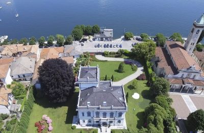 Historická vila na prodej 28040 Lesa, Piemonte, Foto z dronu