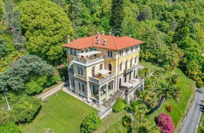 Historická vila na prodej 28823 Ghiffa, Villa Volpi, Piemonte, Foto z dronu