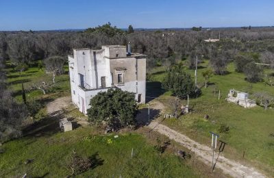 Venkovský dům na prodej Oria, Puglia, Foto z dronu