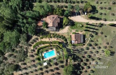 Venkovský dům na prodej Chianciano Terme, Toscana:  RIF 3061 Vogelperspektive Anwesen