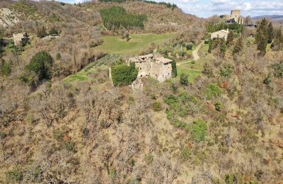 Hrad na prodej 06026 Pietralunga, Umbria, Pozemek