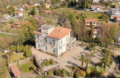 Historická vila na prodej Verbania, Piemonte, Foto z dronu
