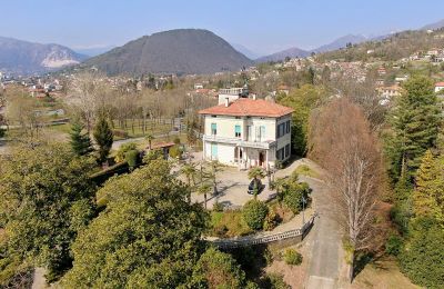 Historická vila na prodej Verbania, Piemonte, Foto z dronu