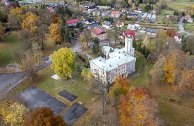 Zámek na prodej Mysłakowice, Sulkowskiego 2, Dolní Slezsko,, Pohled zvenku