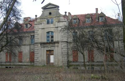 Zámek na prodej Gwoździany, Spółdzielcza 4a, Slezské vojvodství, Pohled zezadu