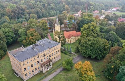 Zámek na prodej Dąbroszyn, Pałac w Dąbroszynie, Lubušské, © Stowarzyszenie Templum
