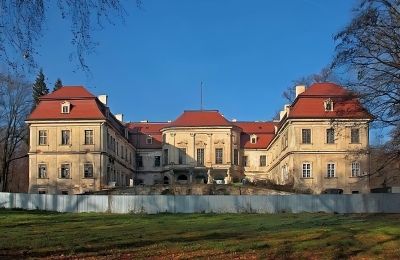 Zámek/Palác na prodej Grodziec, Dolní Slezsko:  Pohled zezadu