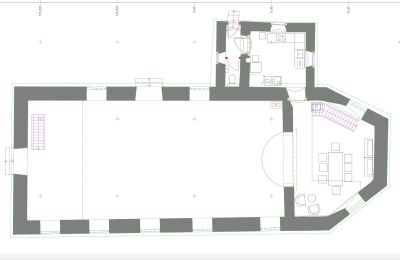 Kostel na prodej 78591 Durchhausen, Vordere Kirchgasse  6, Bádensko-Württembersko, Entwurf Wohnung Chor EG