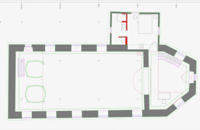 Kostel na prodej 78591 Durchhausen, Vordere Kirchgasse  6, Bádensko-Württembersko, Entwurf Wohnung Sakristei OG