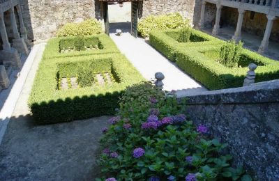 Zámeček na prodej Pantón de Abaixo, Galicia, Nádvoří