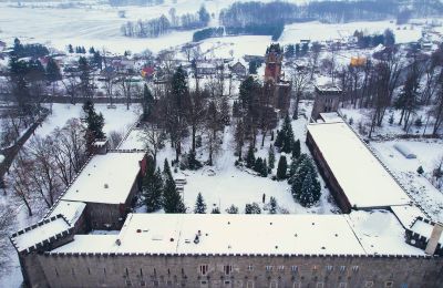 Zámek/Palác na prodej Bobrów, Zamek w Bobrowie, Dolní Slezsko:  