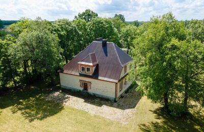 Historická vila na prodej Piaski, Wolności 19, Lodžské vojvodství, Foto z dronu