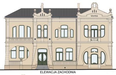 Historická vila na prodej Piotrków Trybunalski, Jarosława Dąbrowskiego 14, Lodžské vojvodství, Vizualizace