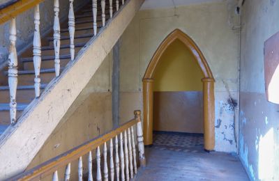 Zámek na prodej Górki Dąbskie, Pałac w Górkach Dąbskich, Kujavsko-pomořanské vojvodství, Schodiště