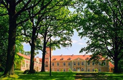 Zámek na prodej Dobrocin, Pałac w Dobrocinie, Varmijsko-mazurské vojvodství, Historický pohled