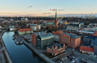Zámek na prodej Bydgoszcz, Grodzka 17, Kujavsko-pomořanské vojvodství, Foto z dronu