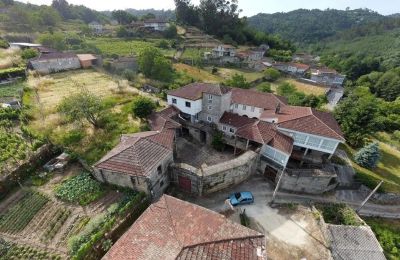 Zámeček na prodej Ourense, Galicia, Foto z dronu