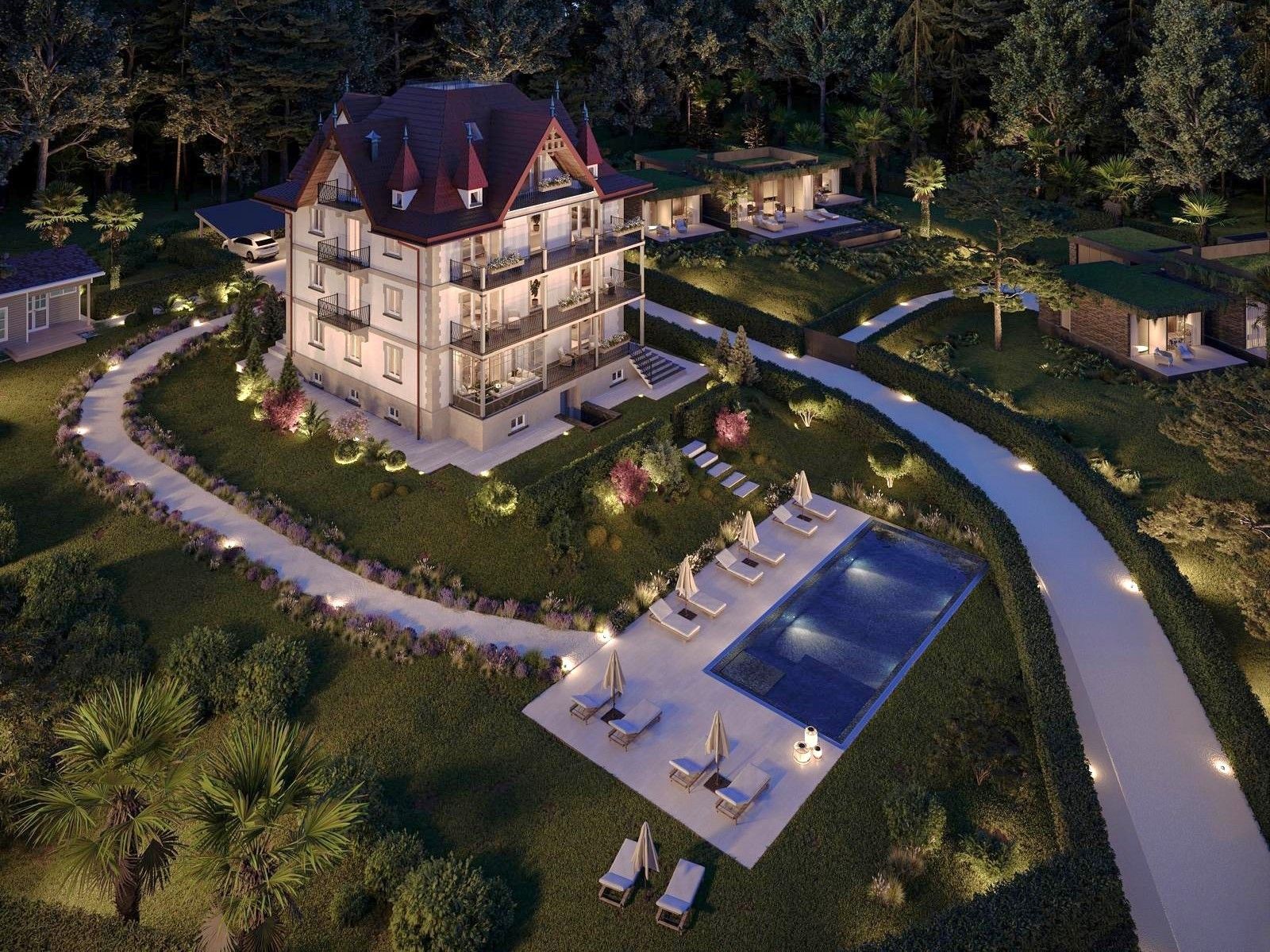 Obrázky Exkluzivní apartmán v historické vile u jezera Maggiore - energetická třída A