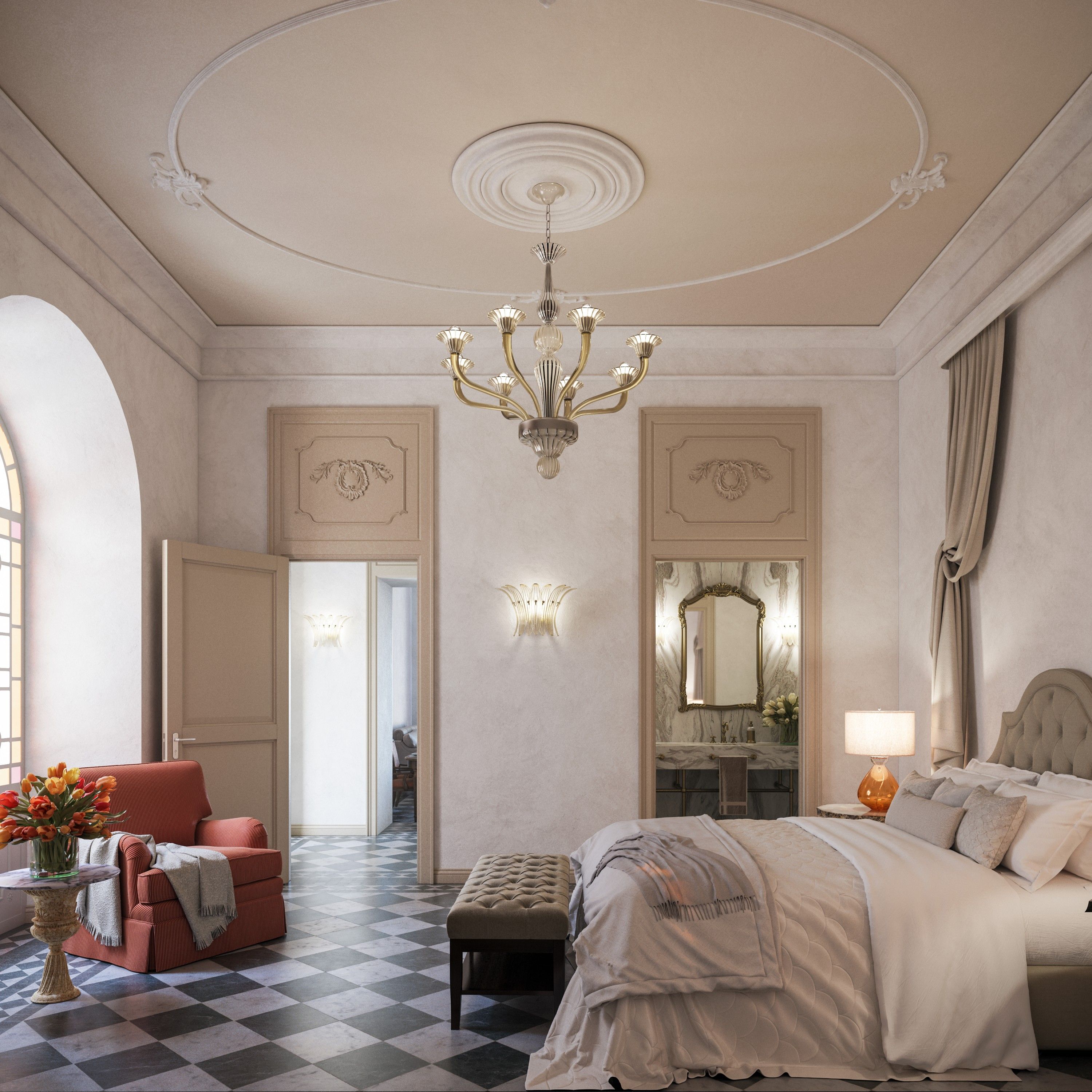 Obrázky Luxusní Apartmány s Jednou Ložnicí v Palazzo Ricci – Italské Rezidence