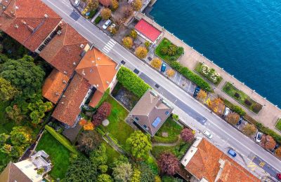 Historická vila na prodej Belgirate, Piemonte, Foto z dronu