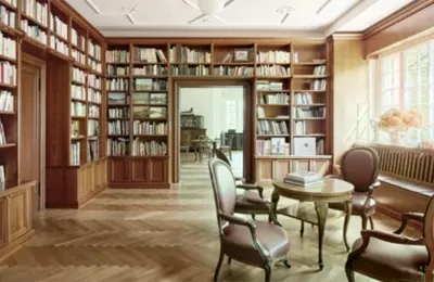 Historická vila na prodej Berlin, , Knihovna