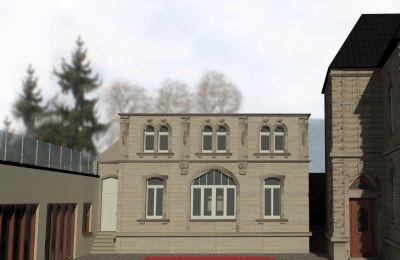 Historická vila na prodej Neustadt an der Weinstraße, Rheinland-Pfalz, Nebengebäude (vorne) Werkstatt (links)