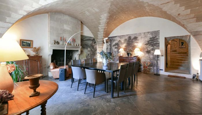 Historická rezidence s nádvořím a 7 apartmány nedaleko Uzès