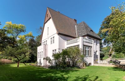 Historická vila na prodej 13465 Frohnau, Berlin,, Rückseite mit Terrasse 