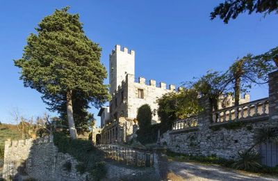Hrad na prodej Croci di Calenzano, Toscana, Pohled zvenku