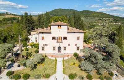 Zámeček na prodej Firenze, Toscana, Foto z dronu