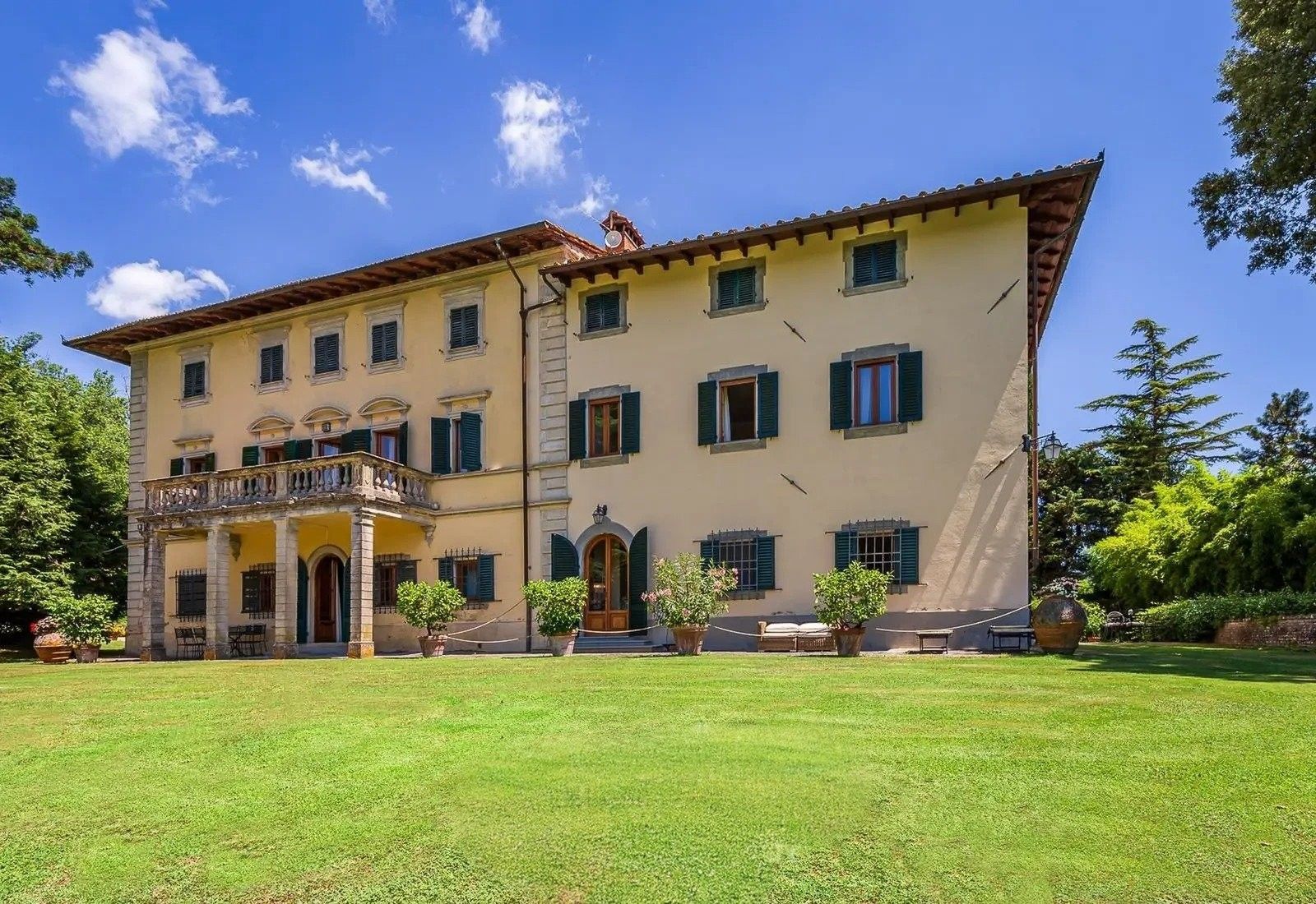 Obrázky Villa del Riccio – historická toskánská usedlost s apartmány a vinicemi nedaleko Florencie