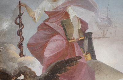 Historická vila na prodej Faido, Ticino, affresco