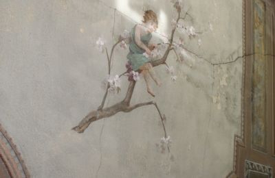 Historická vila na prodej Faido, Ticino, affresco