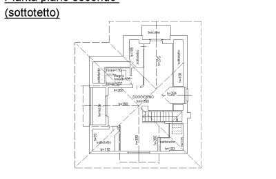 Historická vila na prodej 28838 Stresa, via Principe di Piemonte, Piemonte, Floorplan 2° floor