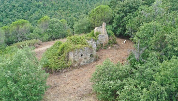 Kamenný dům v Pian di Marte s ruinou a 2,8 ha pozemku
