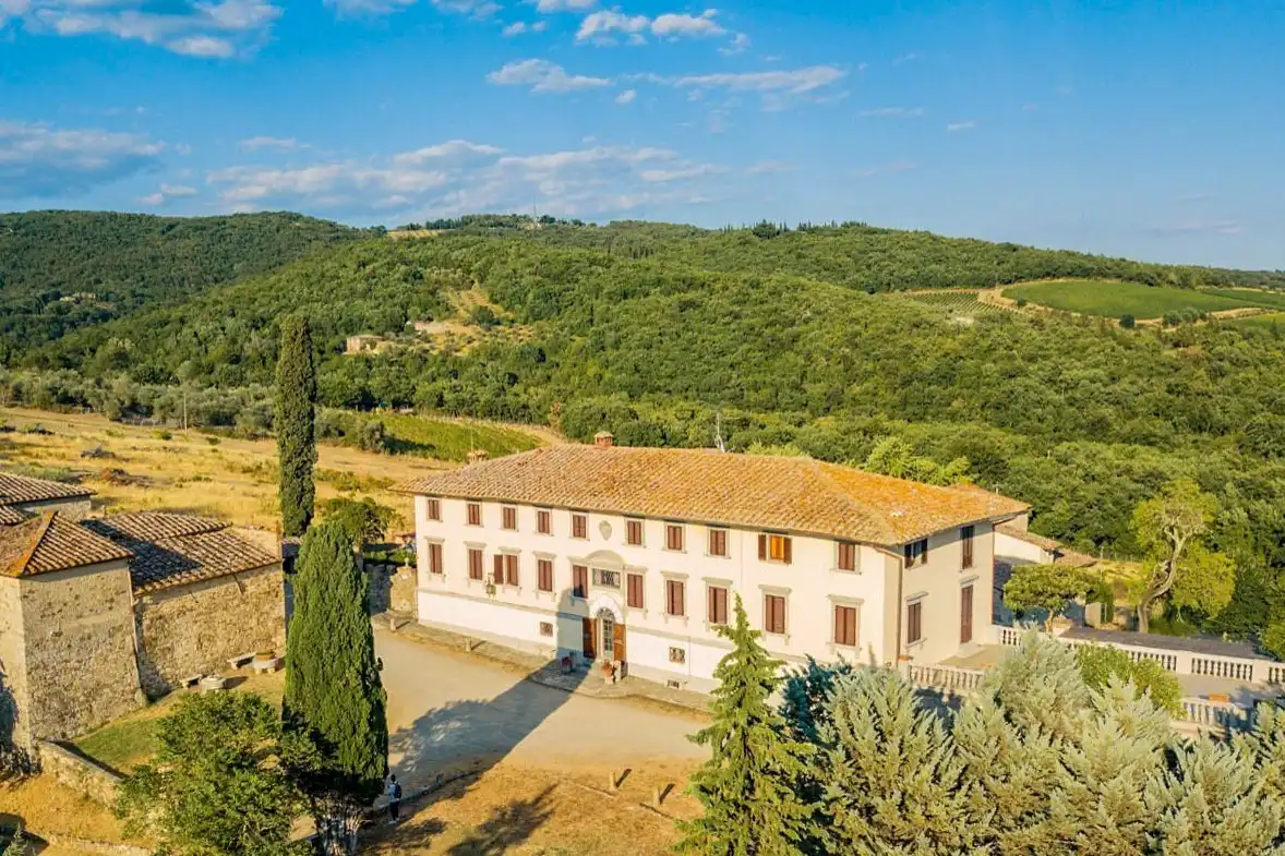 Obrázky Vinice a 4hvězdičkový resort v Chianti Classico