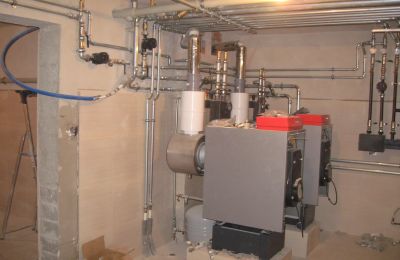 Zámeček na prodej Mołomotki-Dwór, Mazovia, kotłownia