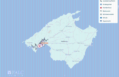 Historická vila na prodej Mallorca, Serra de Tramuntana, Cas Català, Baleárské ostrovy, Lageplan