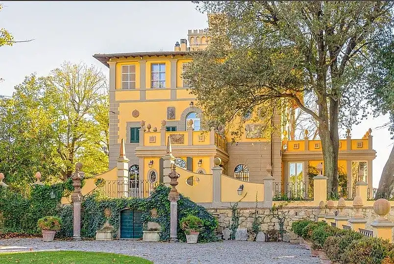 Obrázky Historická vila Augusto Rey v toskánském neorenesančním stylu poblíž Pisy a Luccy